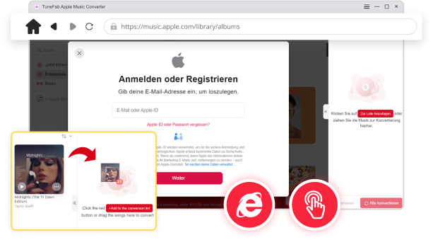 Apple Music Converter mit integrierter Webplayer