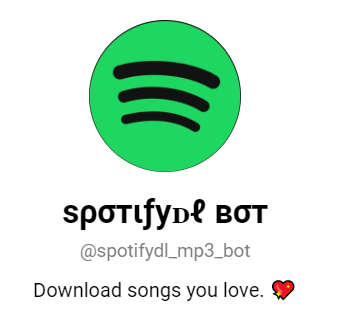 Telegram Spotifydl Bot