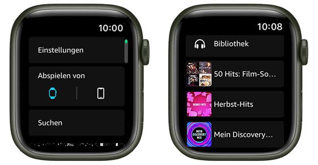 Amazon Music auf Apple Watch downloaden und offline horen