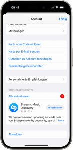 Apple Music in App Store aktualisiert