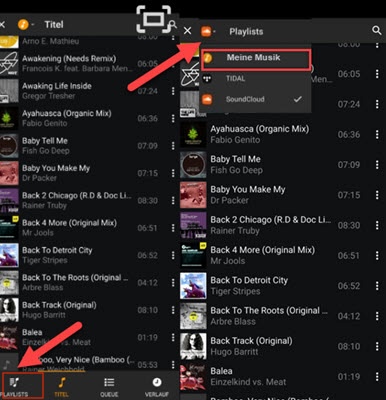 locale Musik in Djay Android importieren