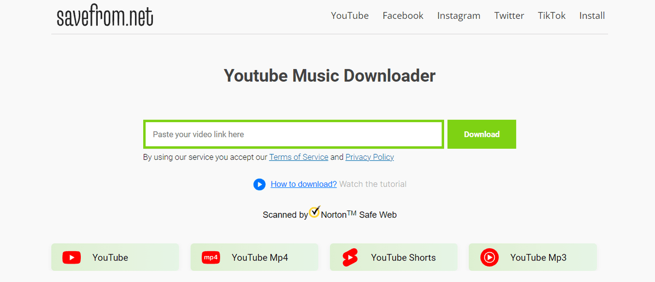 SaveForm Youtube Music Downloader