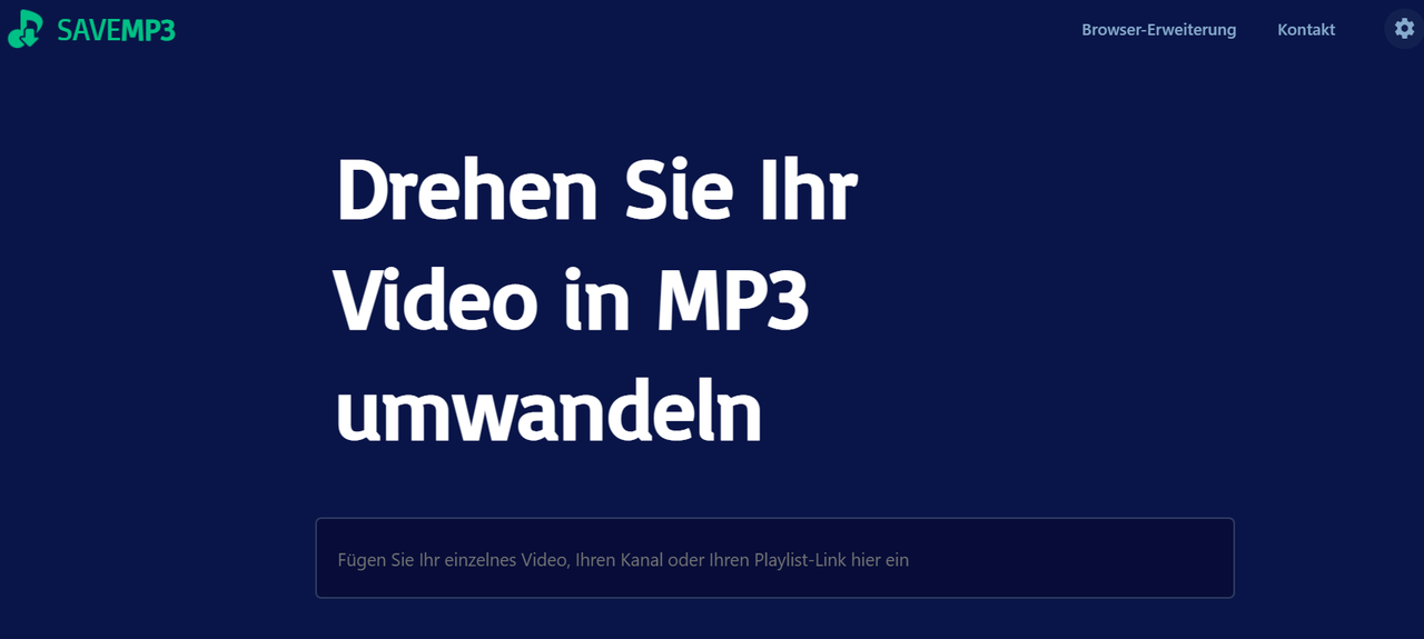 SaveMP3 online YouTube Downloader