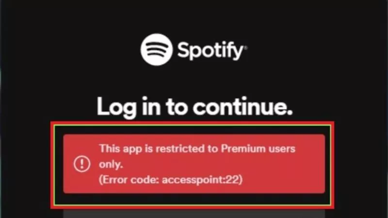 Spotify diese App steht nur Premium Nutzern zur Verfügung