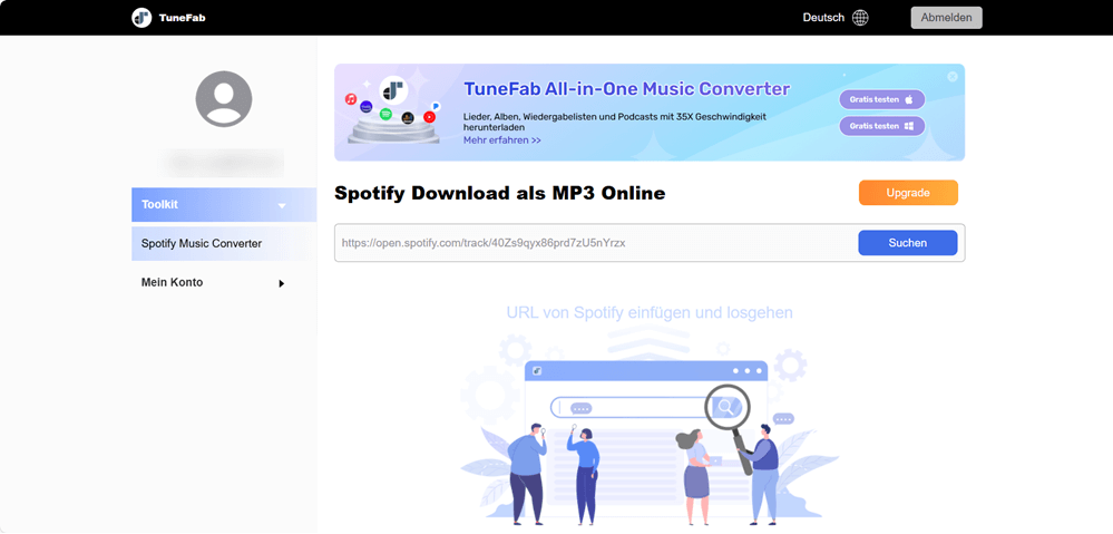 TuneFab Spotify Music Downloader Online