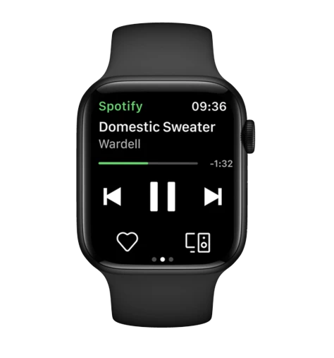 Spotify Musik durch Spotify Connect auf Apple Watch hören