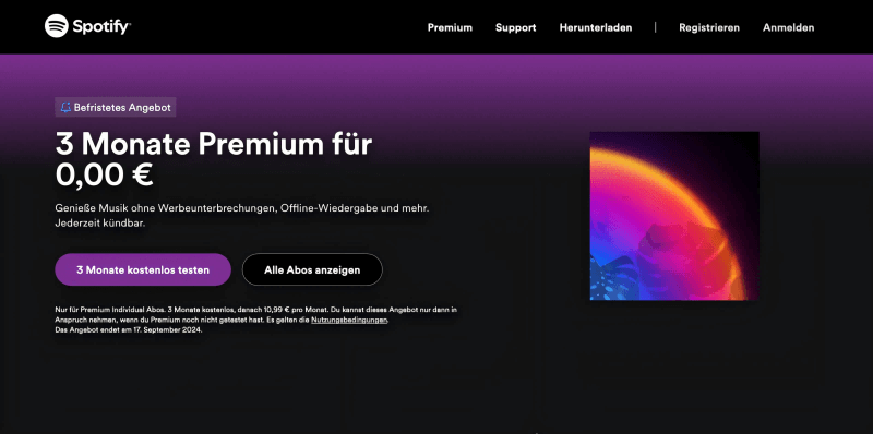 Spotify Premium Abonomments