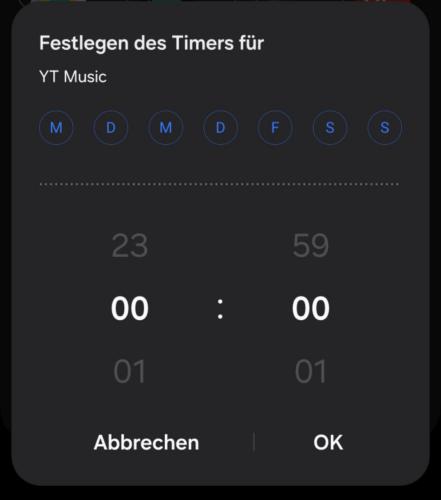 Timer auf Android einstellen